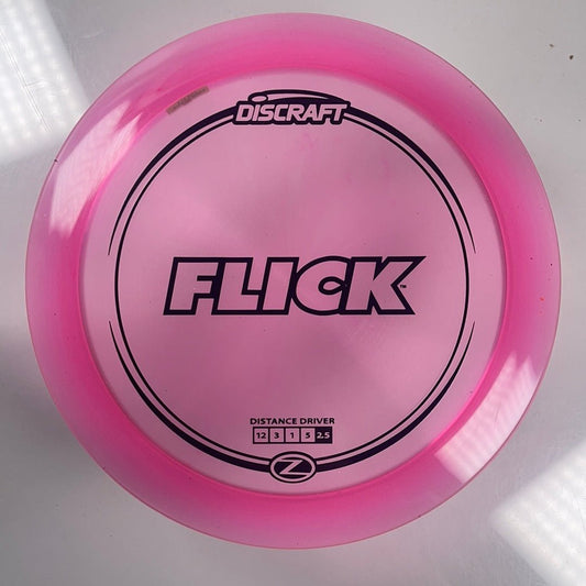 Discraft Flick | Z Line | Pink/Black 174g Disc Golf