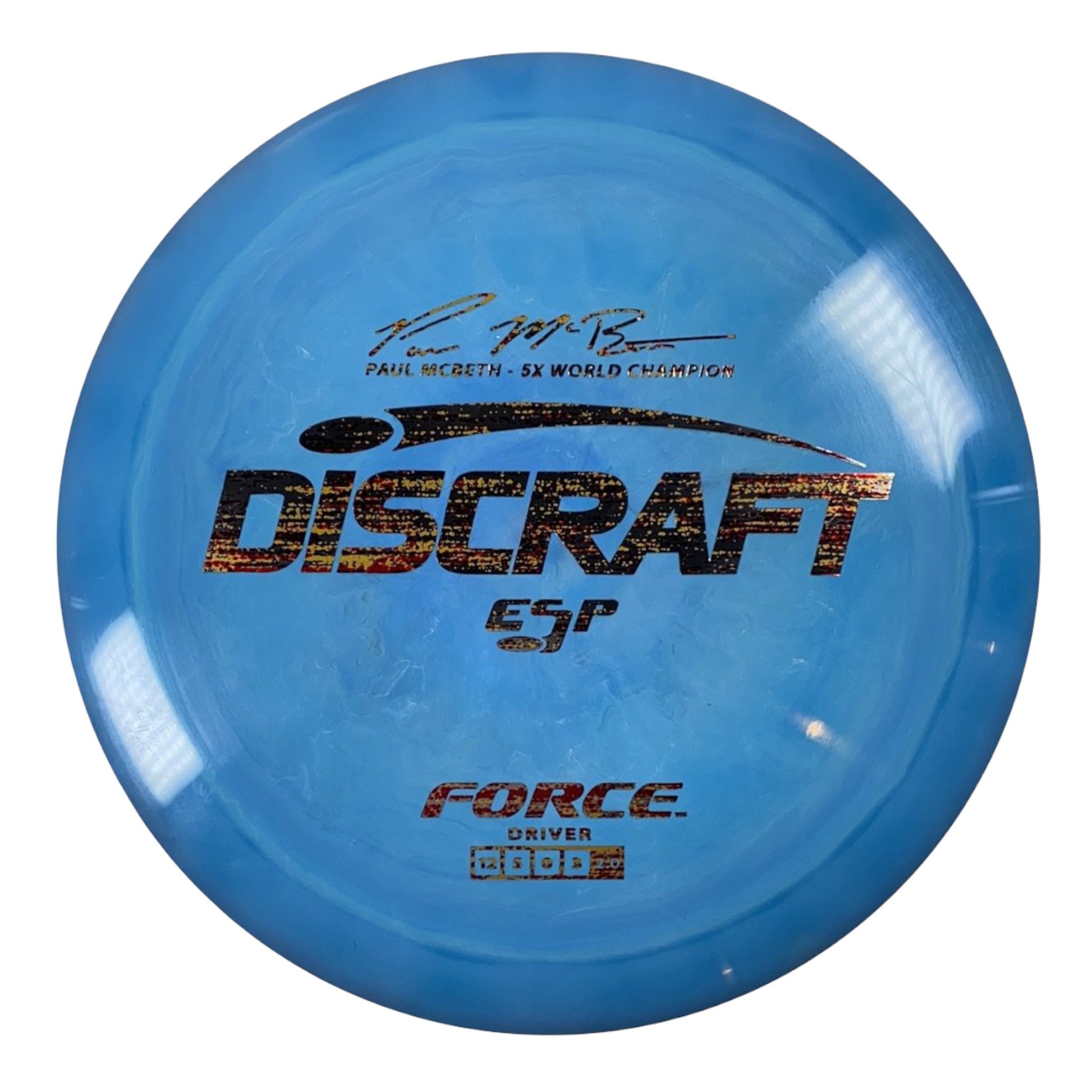 Discraft Force | ESP | Blue/Multi 173g (Paul McBeth) Disc Golf