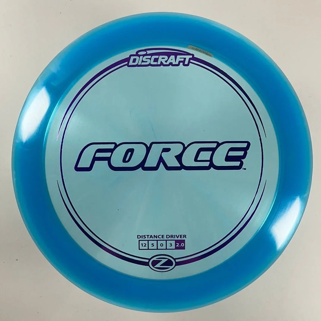 Discraft Force | Z Line | Blue/Purple 173g Disc Golf
