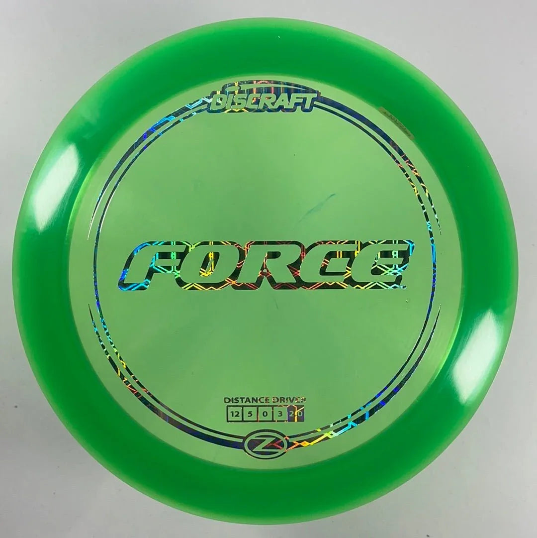 Discraft Force | Z Line | Green/Holo 173g Disc Golf