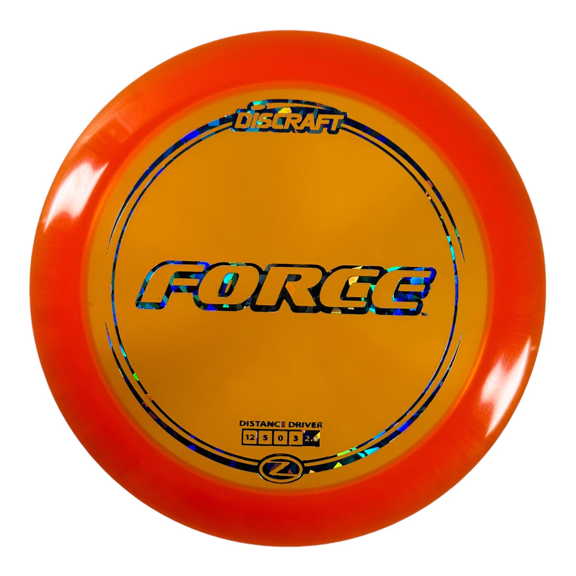 Discraft Force | Z Line | Orange/Blue 174g Disc Golf