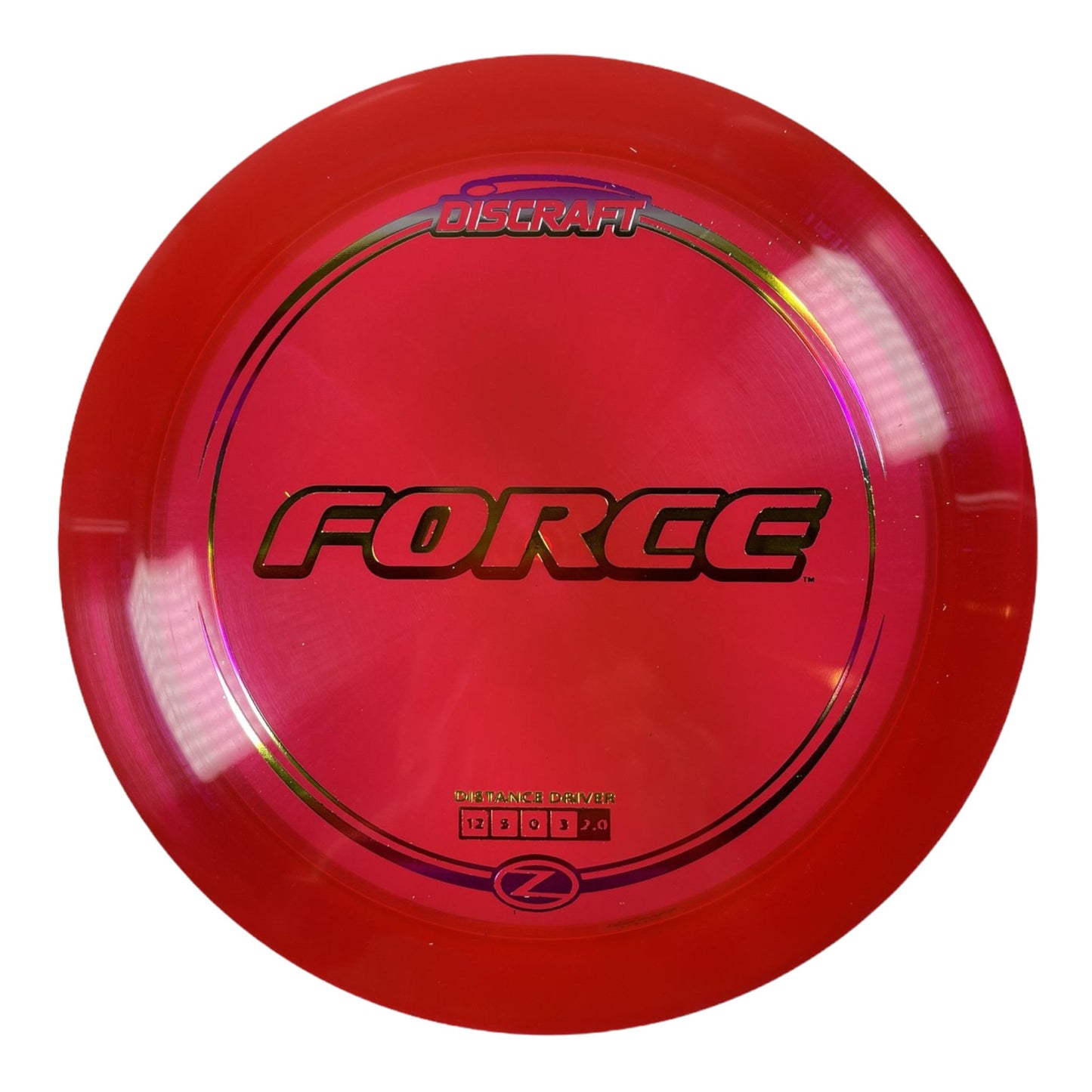 Discraft Force | Z Line | Red/Rainbow 173g Disc Golf
