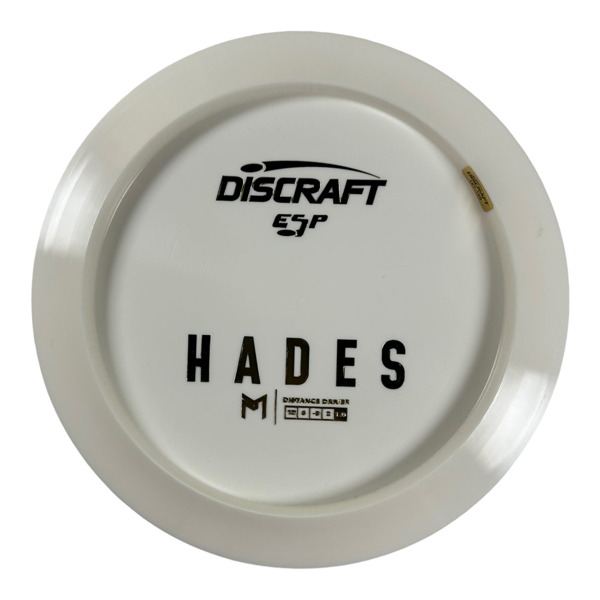 Discraft Hades | ESP | White/Gold 167g (Paul McBeth Bottom Stamp) Disc Golf