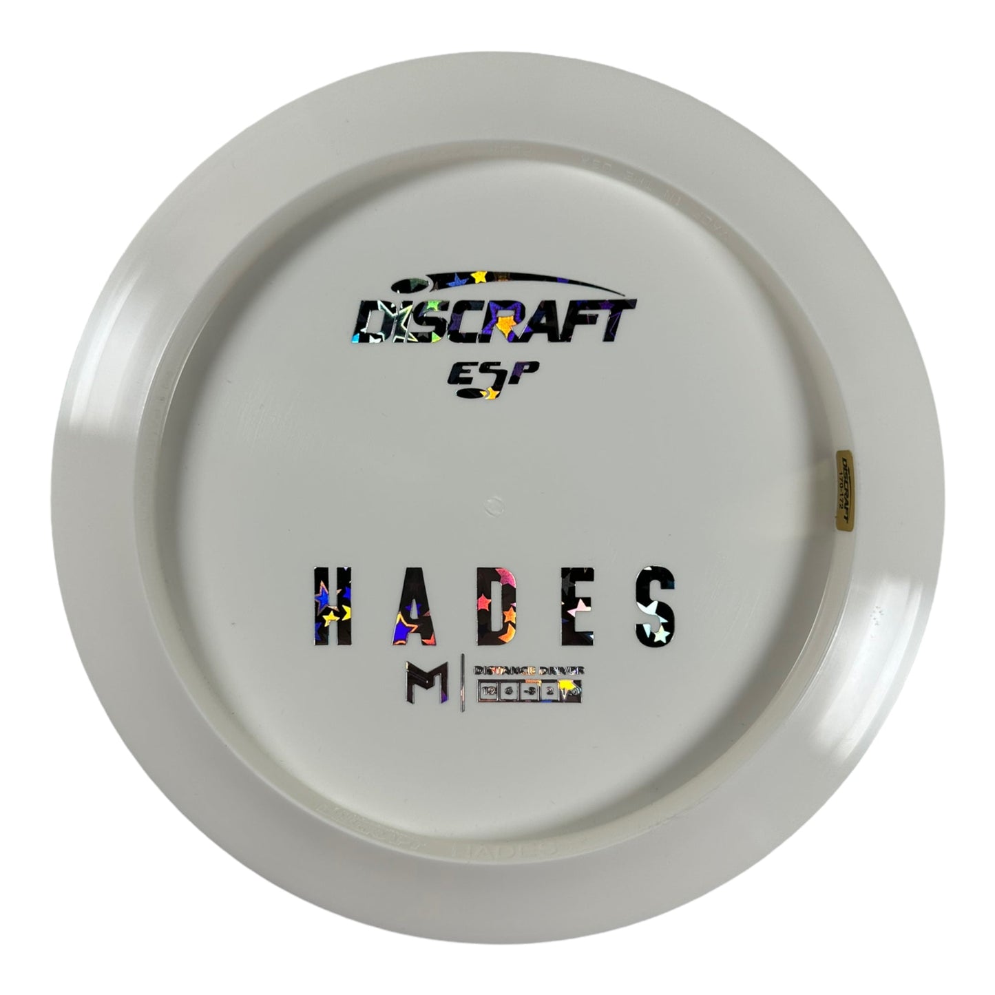 Discraft Hades | ESP | White/Holo Stars 172g (Paul McBeth Bottom Stamp) Disc Golf