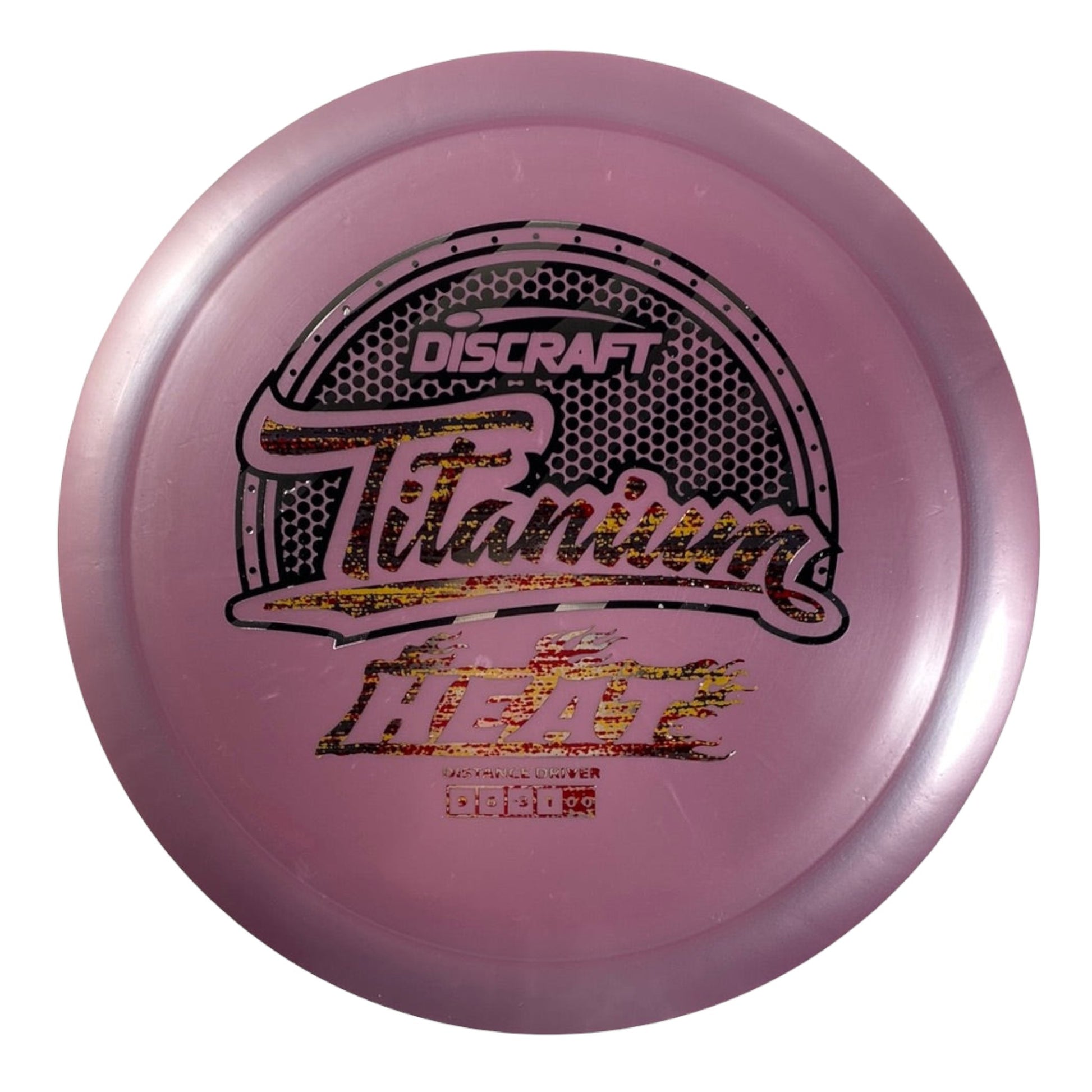 Discraft Heat | Titanium | Purple/Stripes 174g Disc Golf