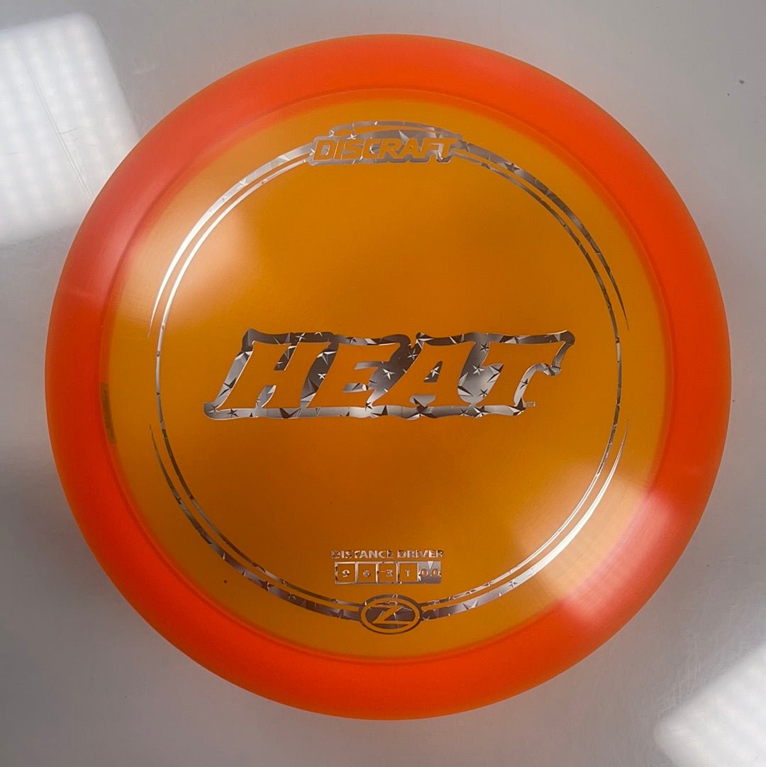 Discraft Heat | Z Line | Orange/Silver 167g Disc Golf