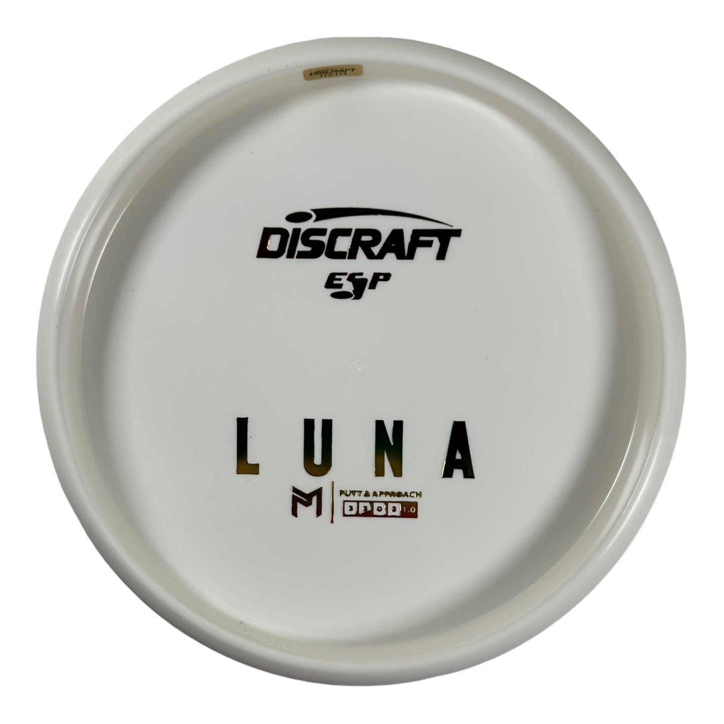 Discraft Luna | ESP | White/Rainbow 173g (Paul McBeth Bottom Stamp) Disc Golf