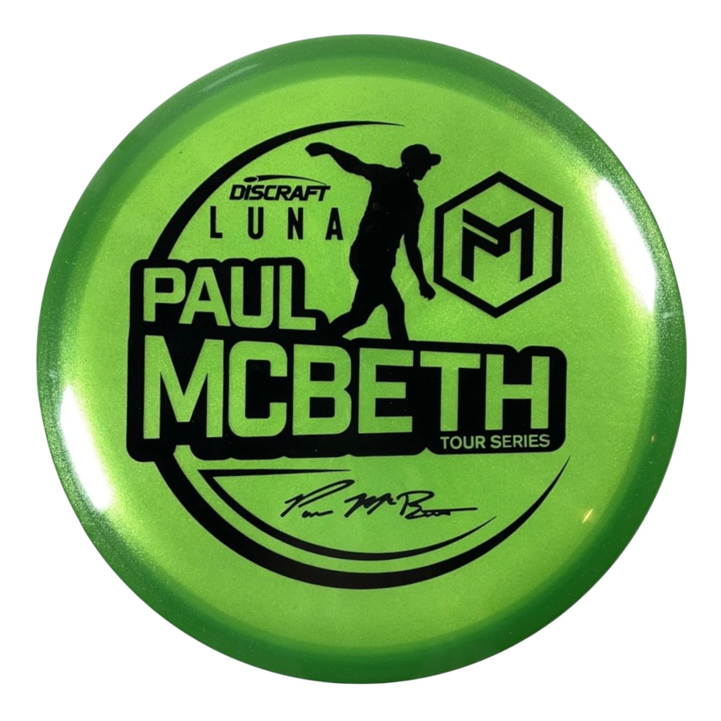 Discraft Luna | Metallic Z | Green/Black 173g (Paul McBeth) Disc Golf