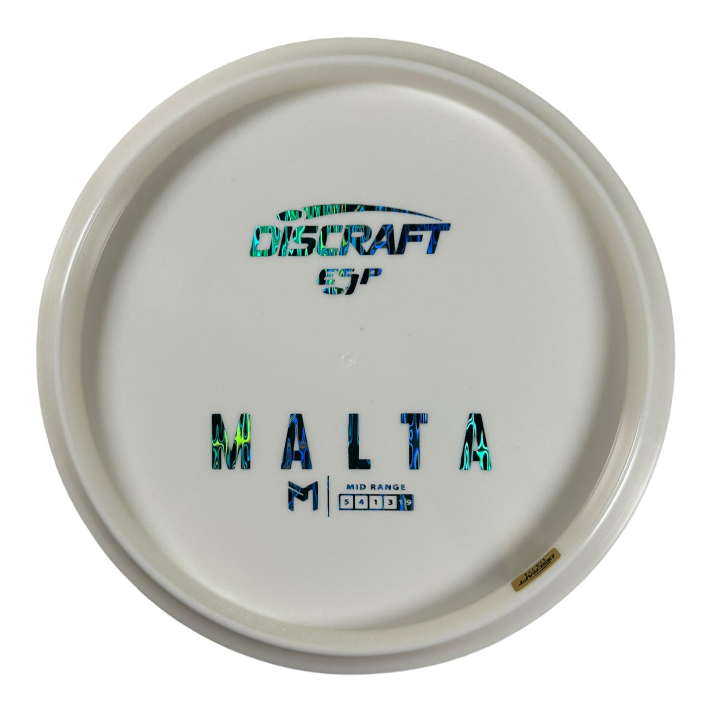 Discraft Malta | ESP | White/Blue 173g (Paul McBeth Bottom Stamp) Disc Golf