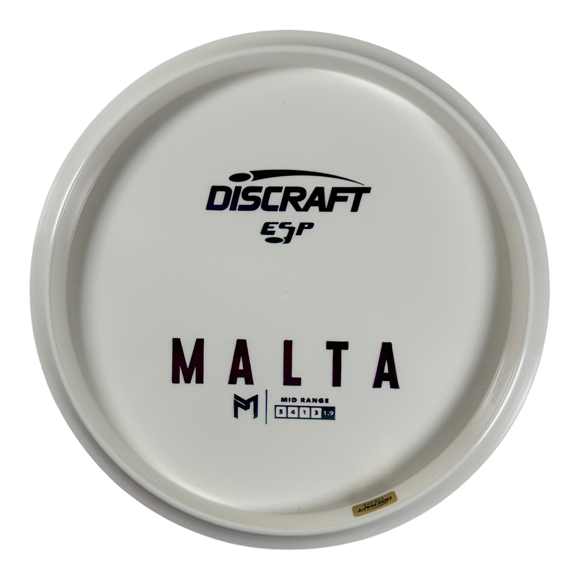 Discraft Malta | ESP | White/Sunset 170g (Paul McBeth Bottom Stamp) Disc Golf