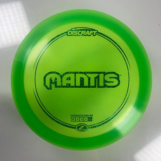 Discraft Mantis | Z Line | Green/Green 175g Disc Golf