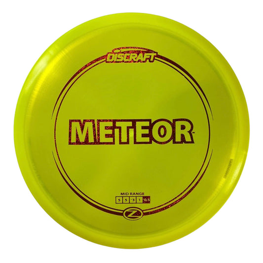 Discraft Meteor | Z Line | Yellow/Red 176g Disc Golf