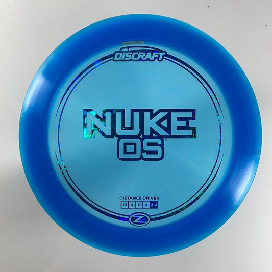 Discraft Nuke OS | Z Line | Blue/Blue 174g Disc Golf