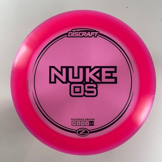 Discraft Nuke OS | Z Line | Pink/Black 174g Disc Golf