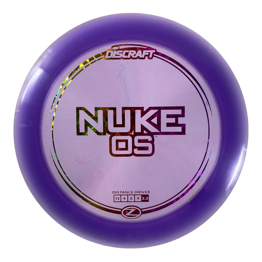 Discraft Nuke OS | Z Line | Purple/Rainbow 174g Disc Golf