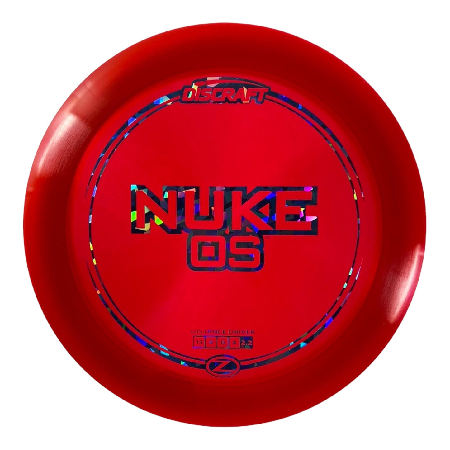 Discraft Nuke OS | Z Line | Red/Blue 174g Disc Golf