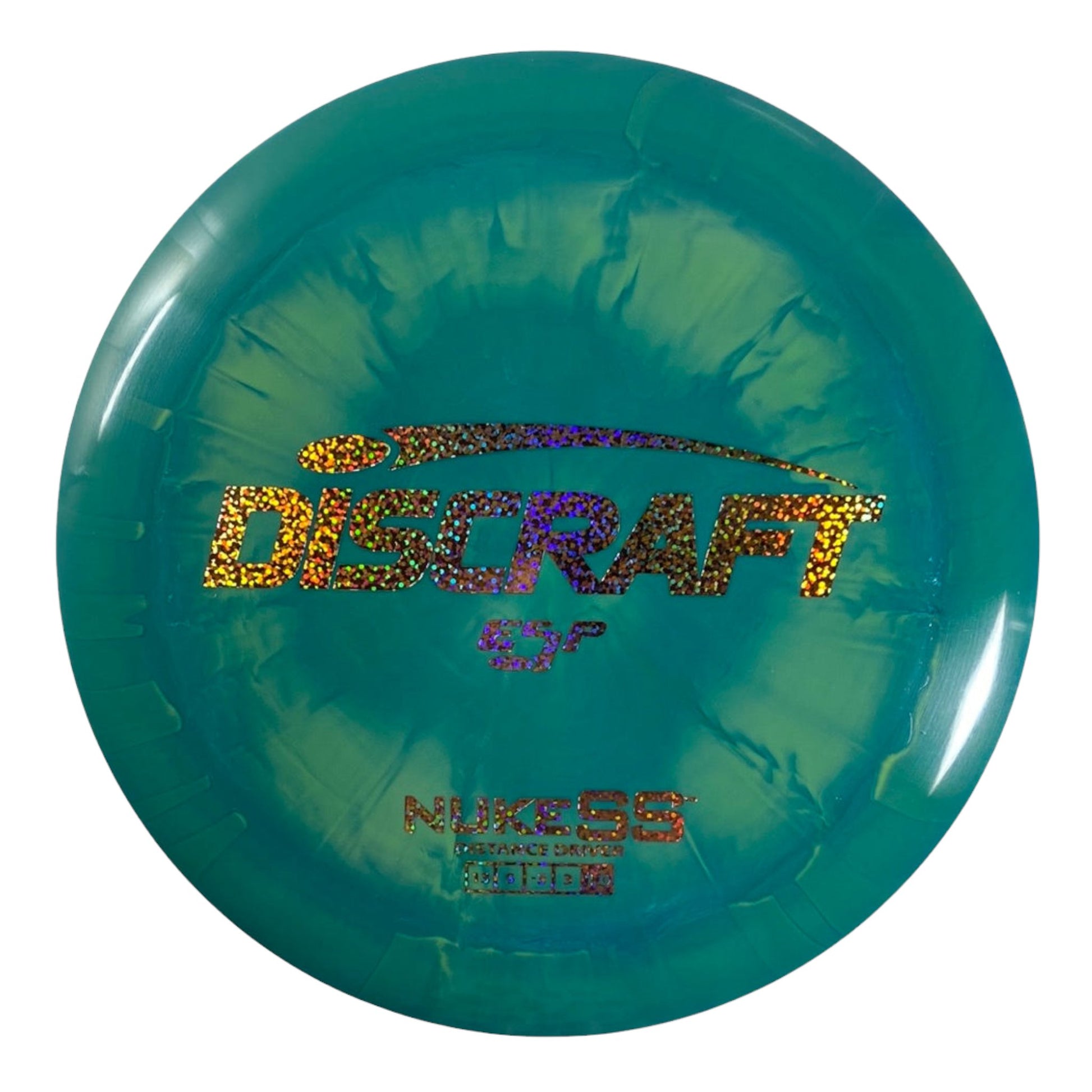 Discraft Nuke SS | ESP | Green/Gold 174g Disc Golf