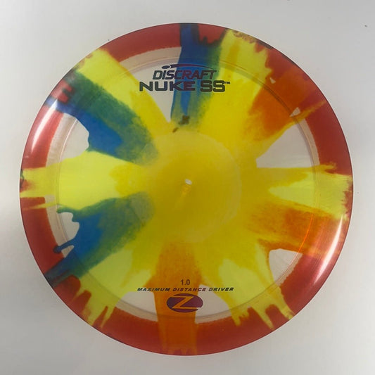 Discraft Nuke SS | Fly Dyed Z | Rainbow/Sunset 173g Disc Golf