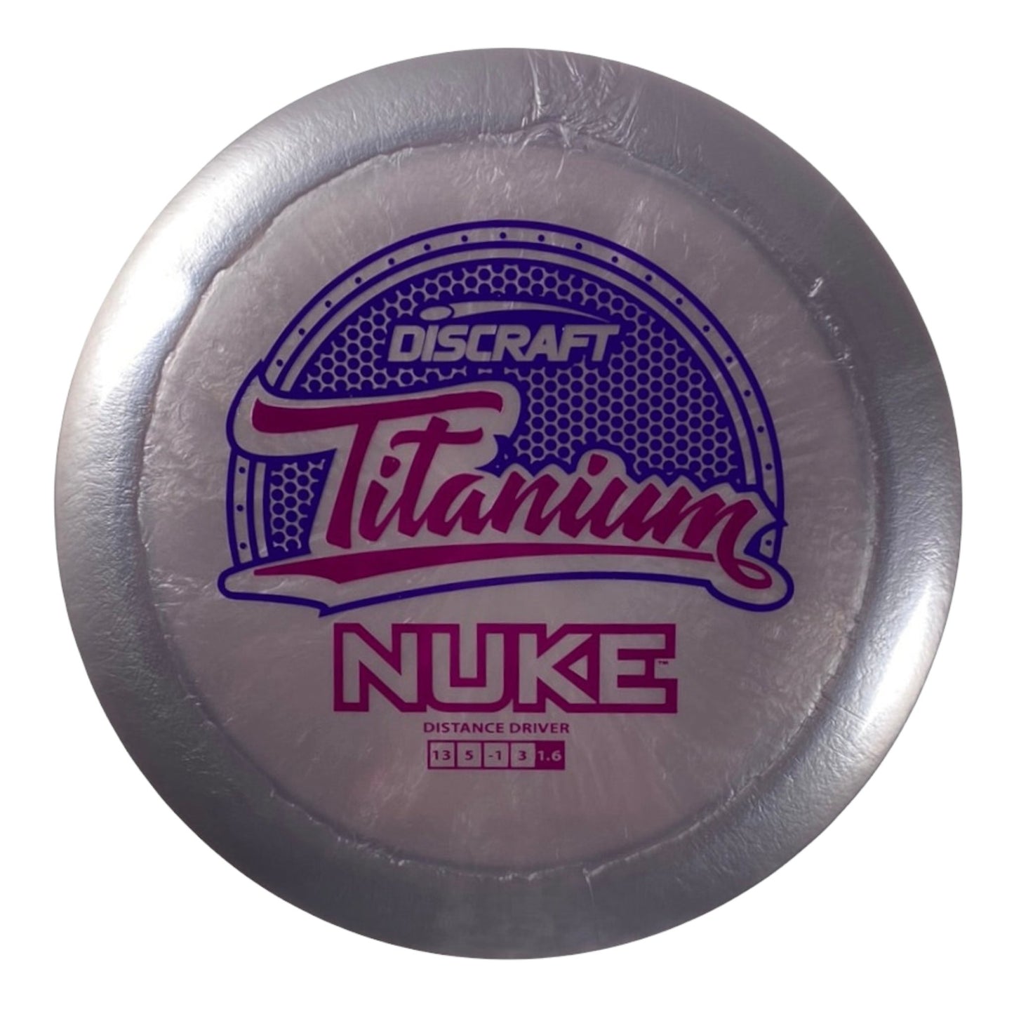 Discraft Nuke | Titanium | Purple/Purple 174g Disc Golf