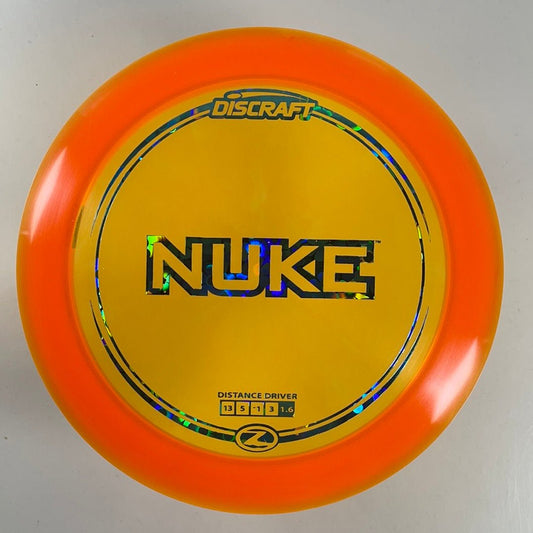 Discraft Nuke | Z Line | Orange/Blue Holo 174g Disc Golf