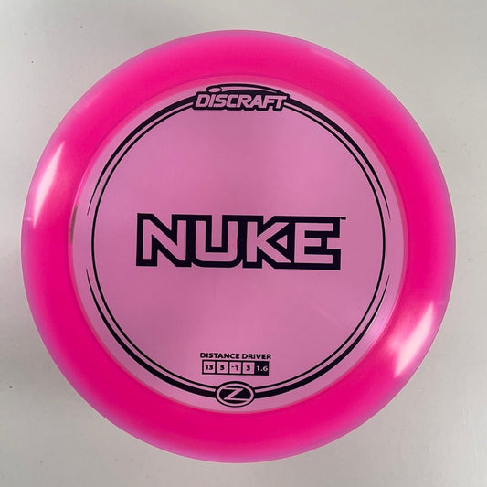 Discraft Nuke | Z Line | Pink/Black 172g Disc Golf
