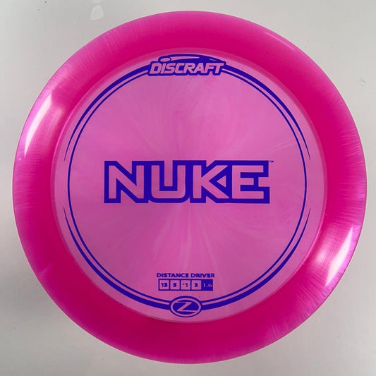 Discraft Nuke | Z Line | Pink/Purple 174g Disc Golf