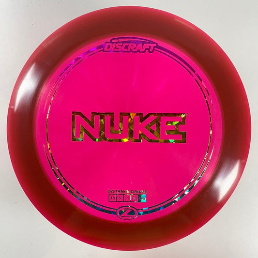 Discraft Nuke | Z Line | Red/Rainbow 174g Disc Golf