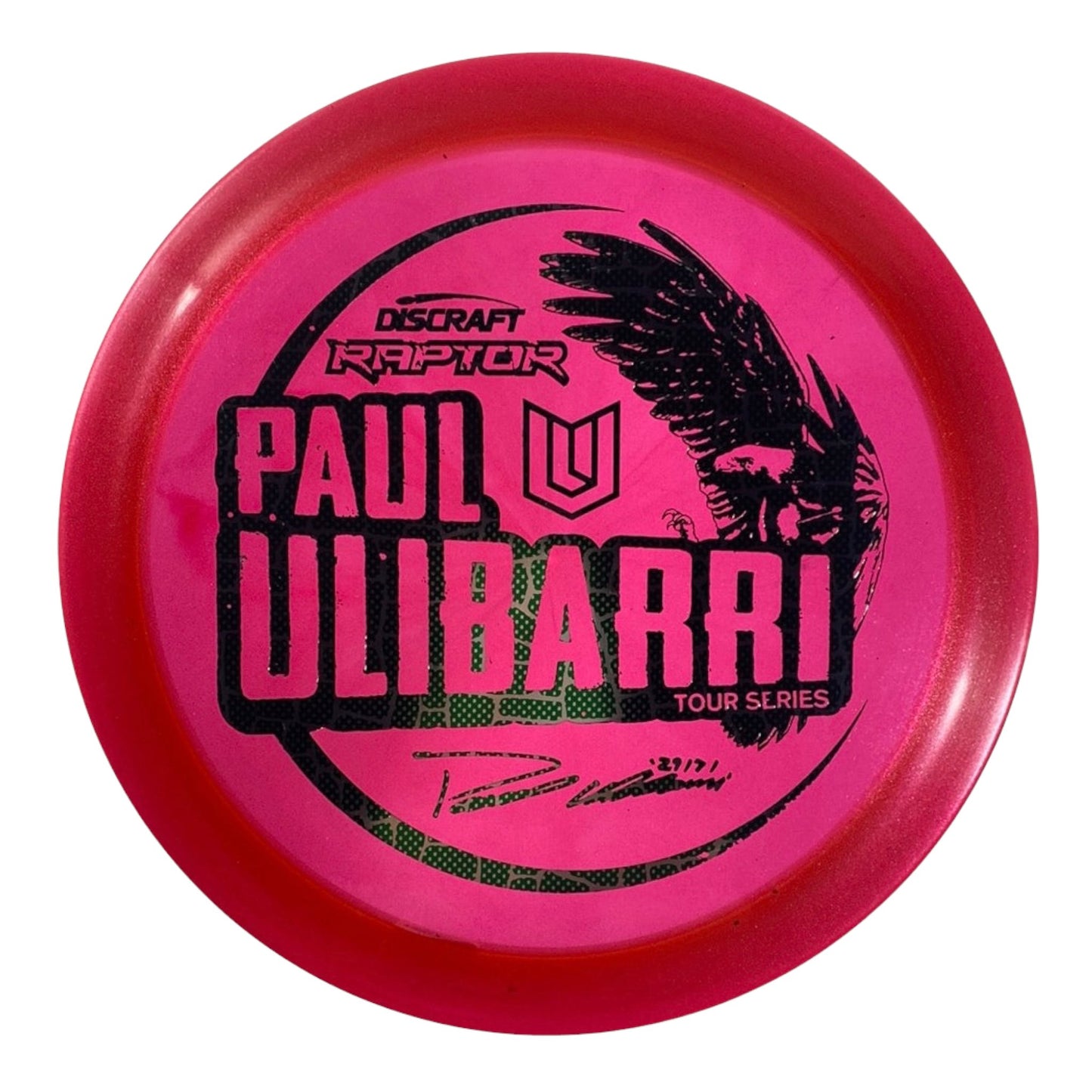 Discraft Raptor | Metallic Z | Red/Green 174g (Paul Ulibarri) Disc Golf