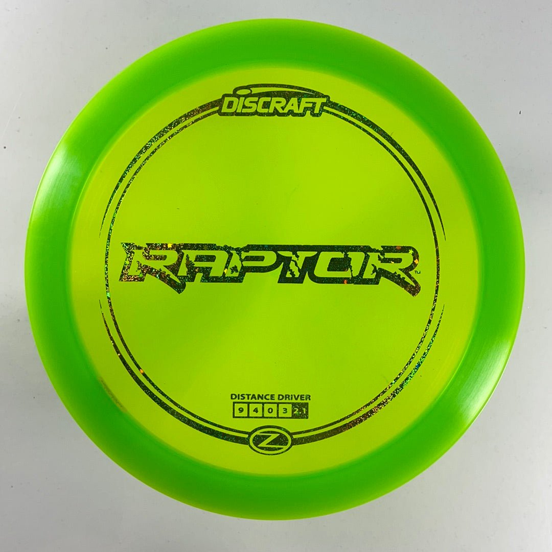 Discraft Raptor | Z Line | Green/Green 173g Disc Golf