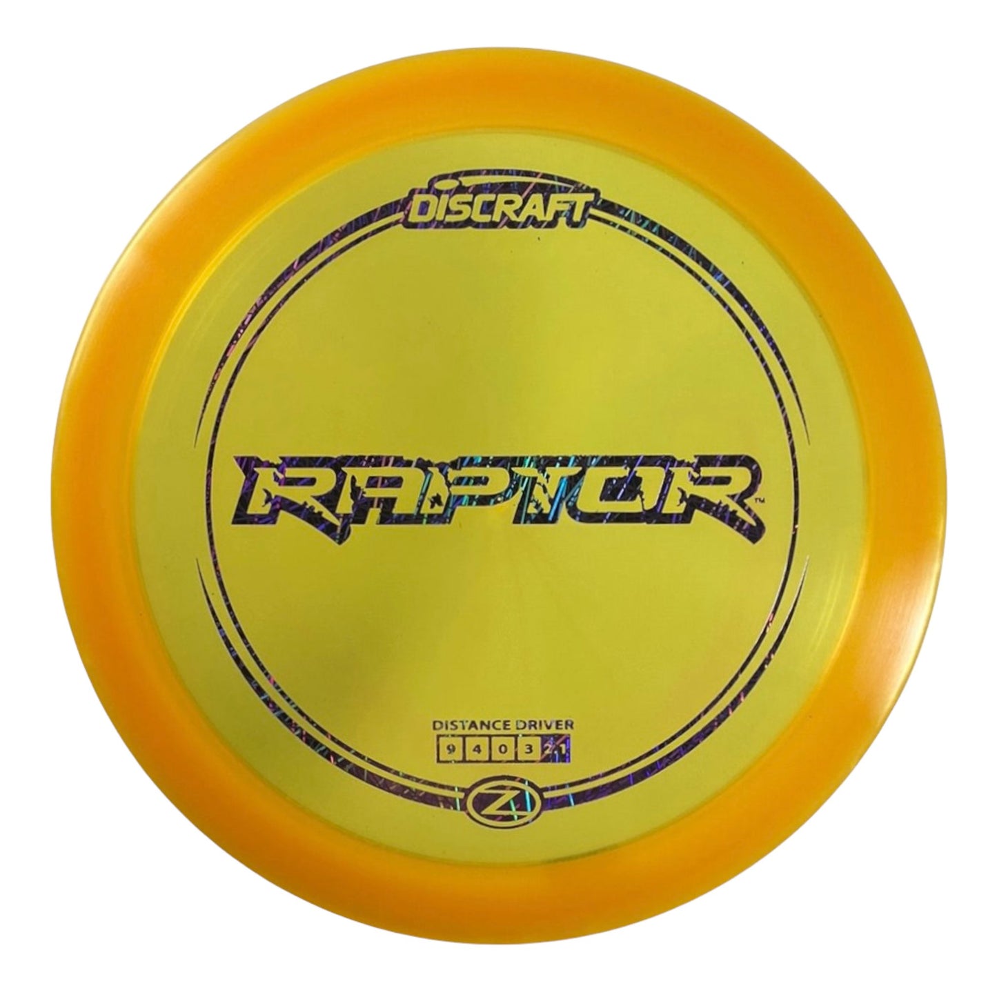 Discraft Raptor | Z Line | Orange/Purple 174g Disc Golf