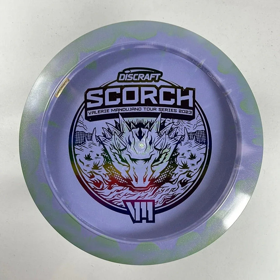 Discraft Scorch | ESP | Purple/Rainbow 174g (Valerie Mandujano) Disc Golf