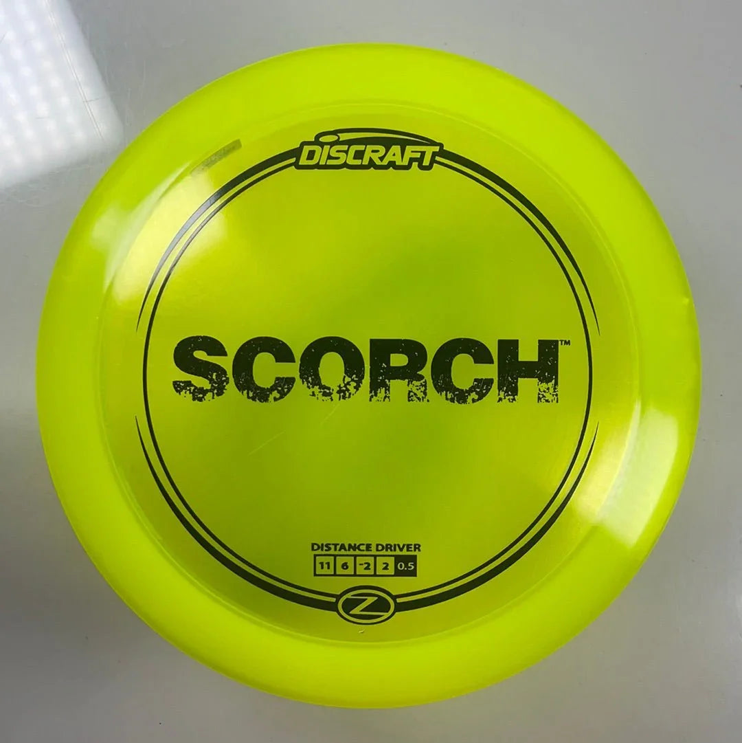 Discraft Scorch | Z Line | Yellow/Black 172g Disc Golf