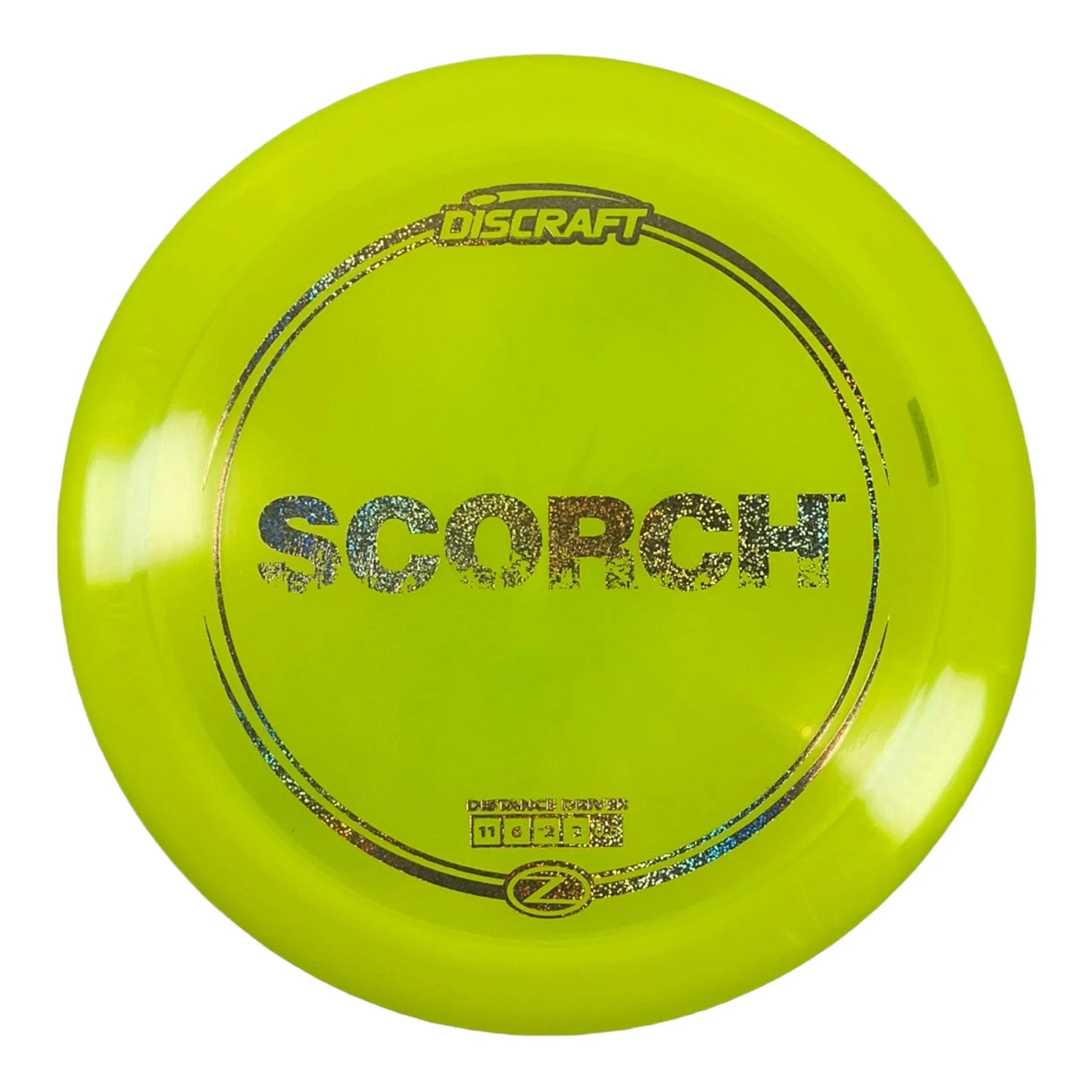 Discraft Scorch | Z Line | Yellow/Gold 174g Disc Golf