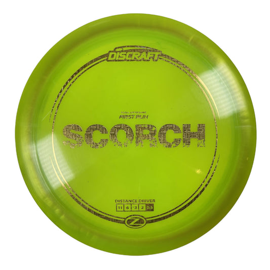 Discraft Scorch | Z Line | Yellow/Gold 167g (First Run) Disc Golf