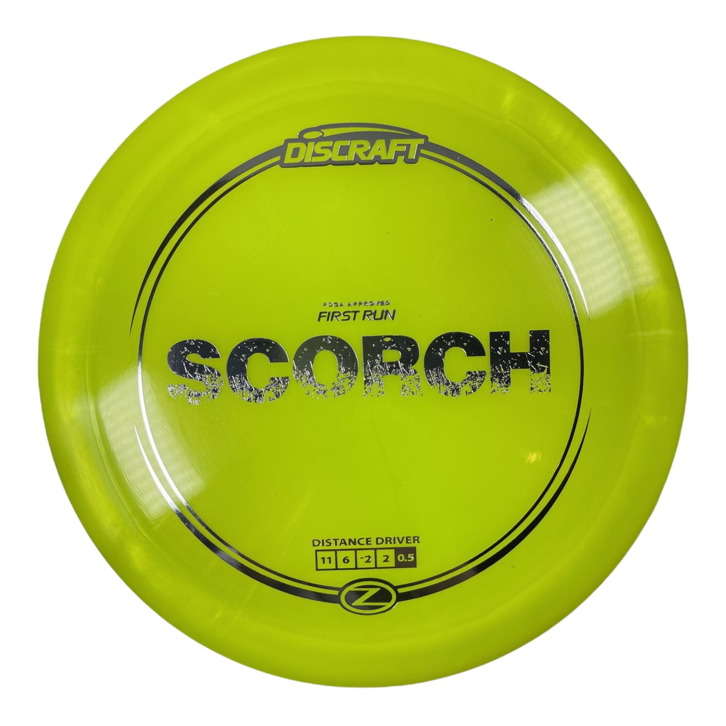 Discraft Scorch | Z Line | Yellow/Silver 167g (First Run) Disc Golf