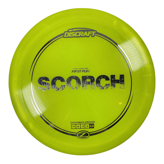 Discraft Scorch | Z Line | Yellow/Silver 167g (First Run) Disc Golf
