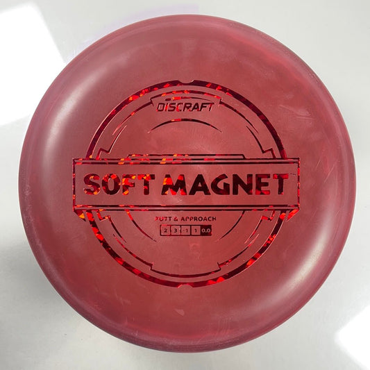 Discraft Soft Magnet | Putter Line | Red/Red 174g Disc Golf