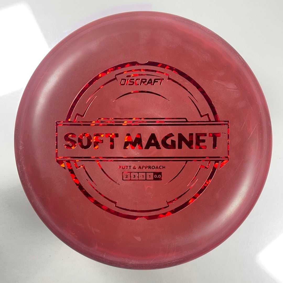 Discraft Soft Magnet | Putter Line | Red/Red 174g Disc Golf