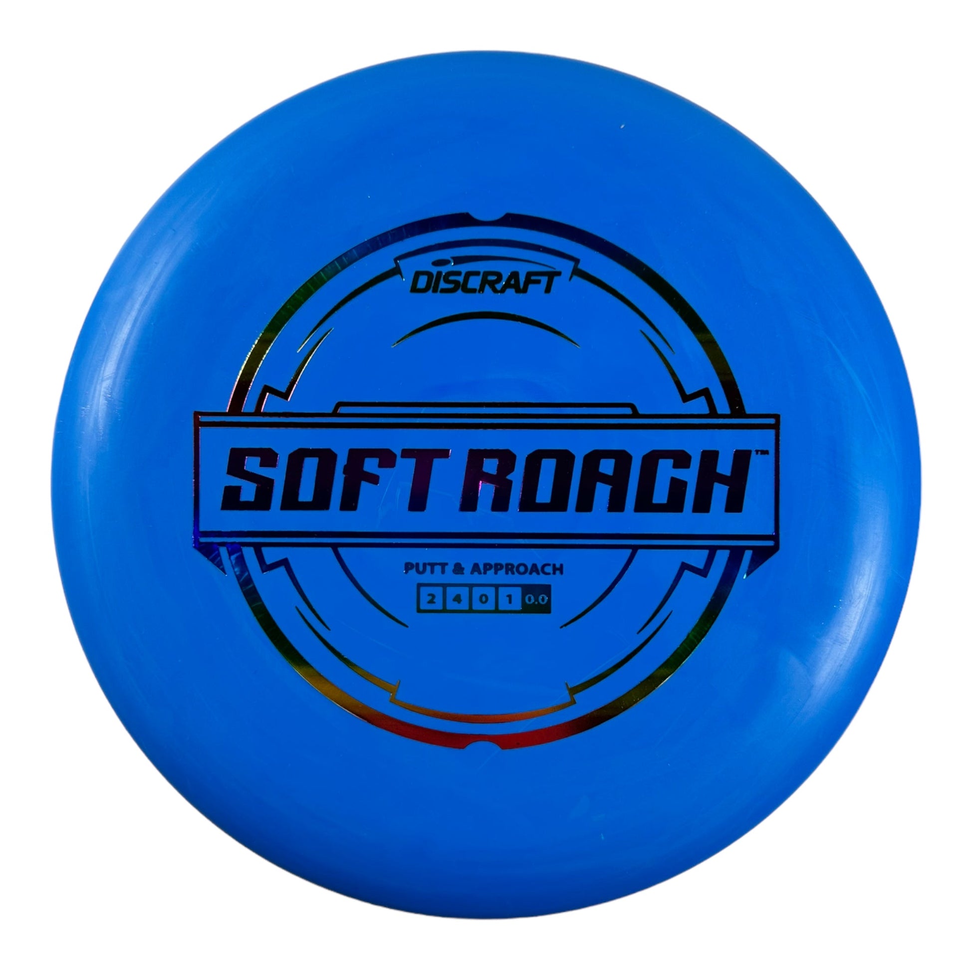 Discraft Soft Roach | Putter Line | Blue/Rainbow 174g Disc Golf