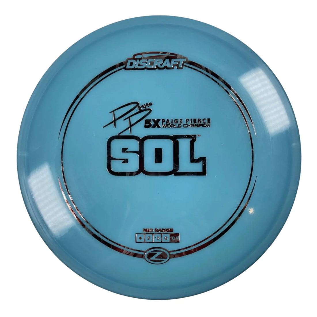 Discraft Sol | Z Line | Blue/Multi 173g (Paige Pierce) Disc Golf