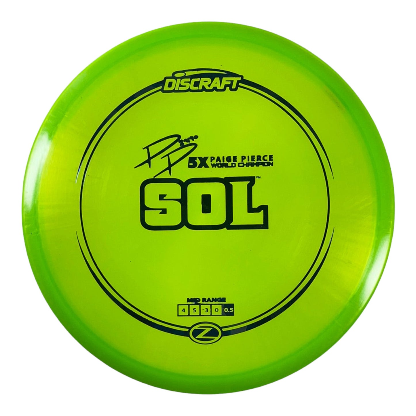 Discraft Sol | Z Line | Green/Blue 172g (Paige Pierce) Disc Golf