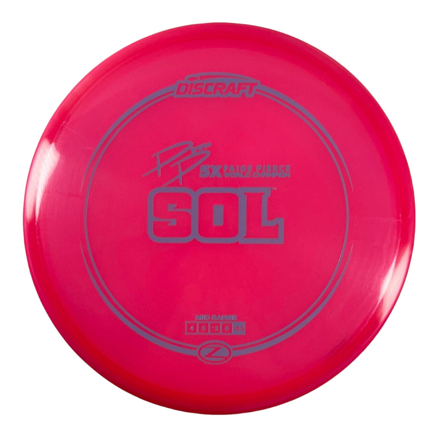 Discraft Sol | Z Line | Pink/Blue 174g (Paige Pierce) Disc Golf