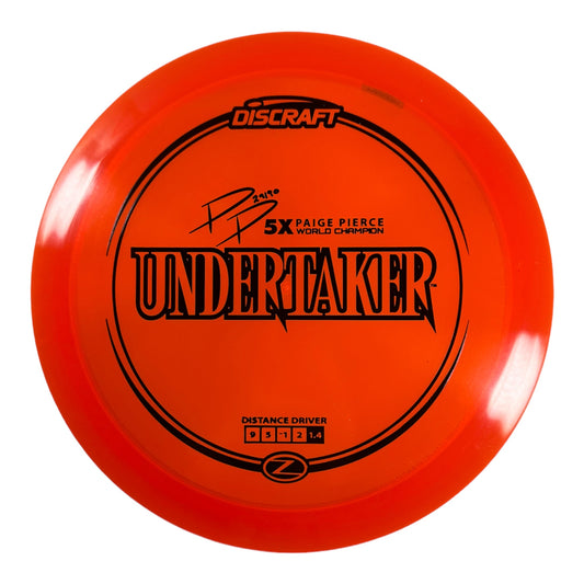 Discraft Undertaker | Z Line | Orange/Black 173g (Paige Pierce) Disc Golf
