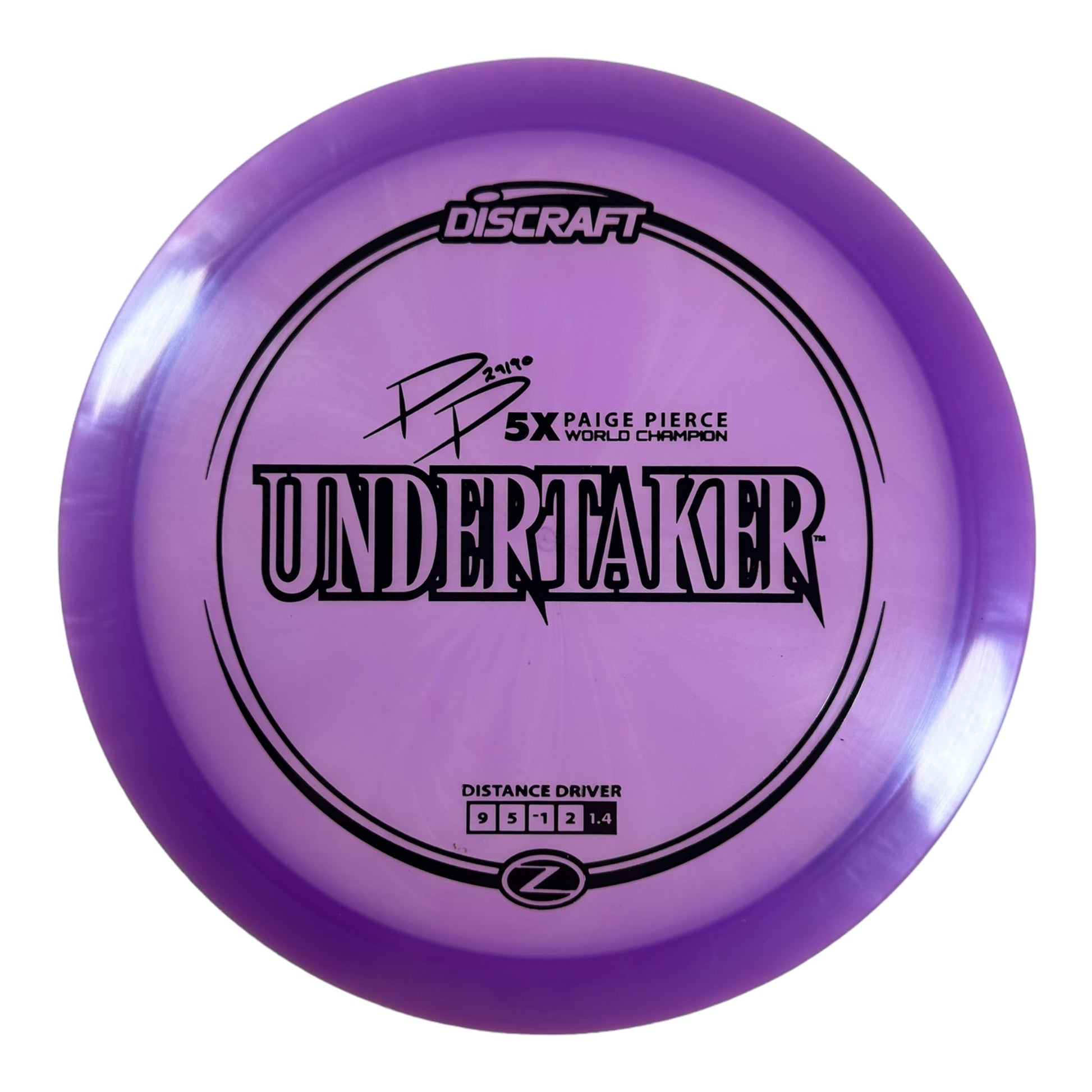 Discraft Undertaker | Z Line | Purple/Black 167g (Paige Pierce) Disc Golf
