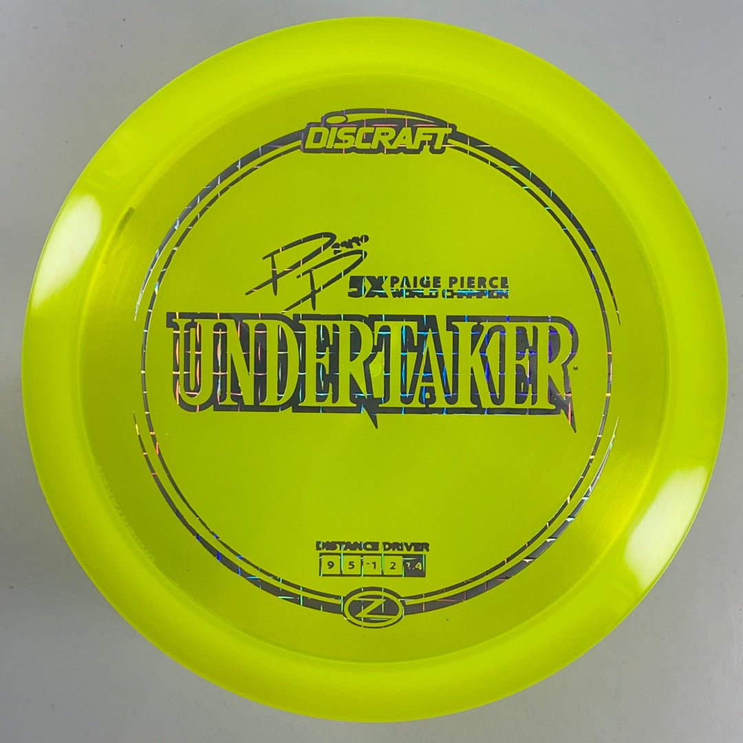 Discraft Undertaker | Z Line | Yellow/Holo 173g (Paige Pierce) Disc Golf