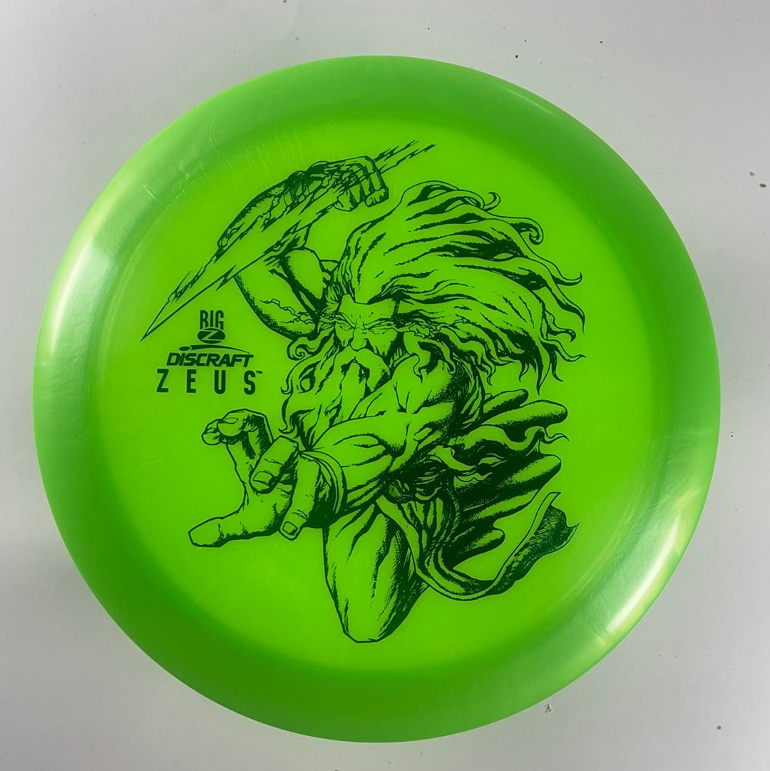 Discraft Zeus | Big Z | Green/Green 173g (Paul McBeth) Disc Golf