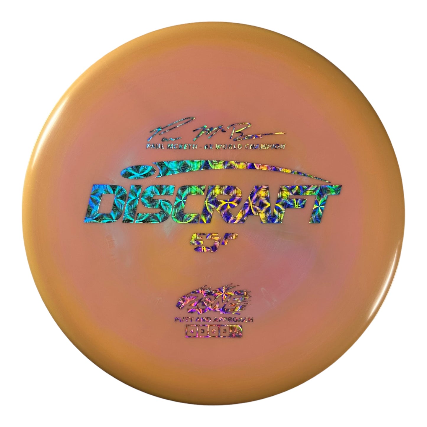 Discraft Zone | ESP | Orange/Holo 173g (Paul McBeth) Disc Golf