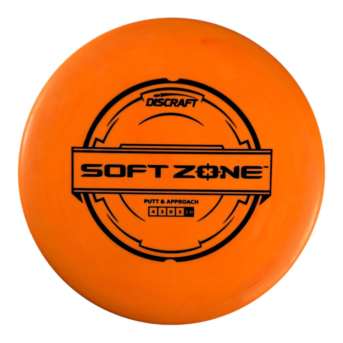 Discraft Zone | Putter Line Soft | Orange/Black 173g Disc Golf
