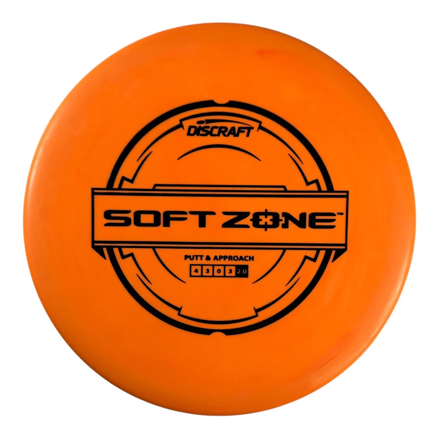Discraft Zone | Putter Line Soft | Orange/Black 173g Disc Golf