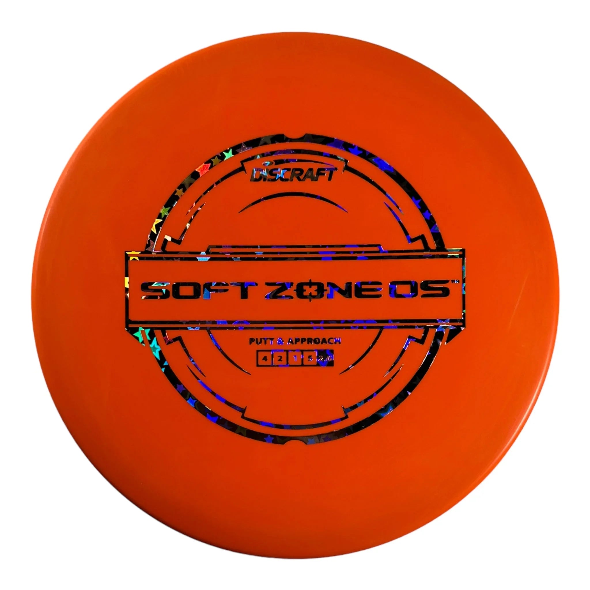 Discraft Zone OS | Putter Line Soft | Orange/Holo 167g Disc Golf